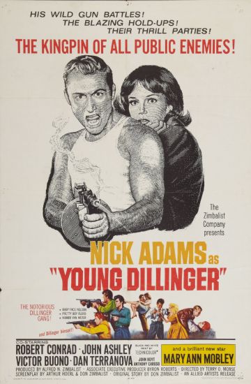Young Dillinger poster 24inx36in 