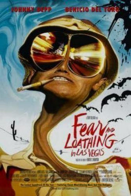 Fear And Loathing In Las Vegas movie poster Metal Print 8in x 12in