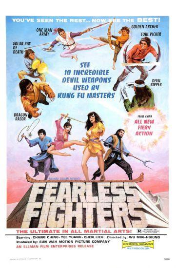 Fearless Fighters movie poster Sign 8in x 12in