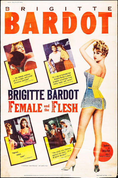 Female And The Flesh Movie Metal Print 8inx12in The Poster Depot