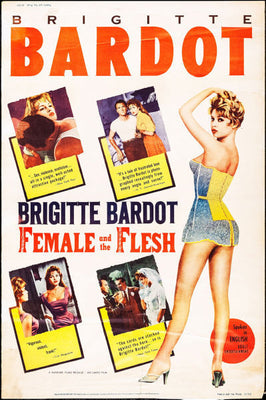 Female And The Flesh Movie Metal Print 8inx12in The Poster Depot