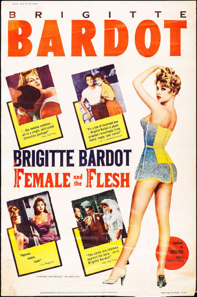 Movie Posters, female and the flesh movie