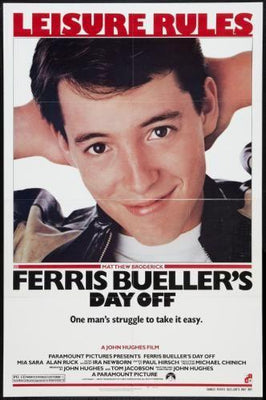 Ferris Buellers Day Off Metal Movie Poster 8in x 12in