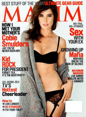 Cobie Smulders Maxim Cover poster 27in x 36in for sale cheap United States USA
