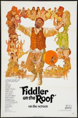 Fiddler On The Roof Metal Movie Poster 8in x 12in