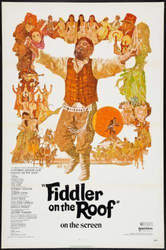 Fiddler On The Roof movie poster Sign 8in x 12in