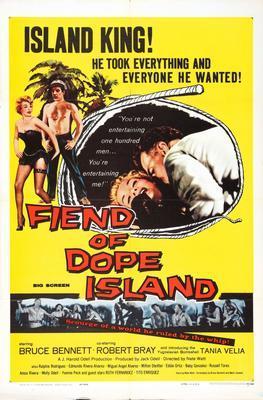 Fiend Of Dope Island movie poster Sign 8in x 12in