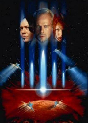 Fifth Element The, Metal Movie Poster 8in x 12in