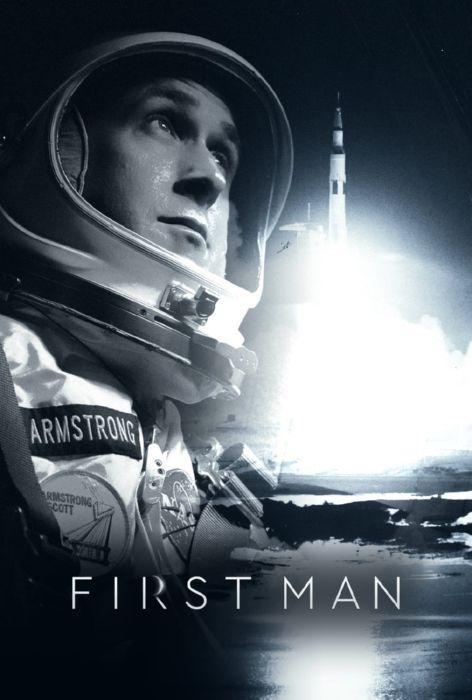 First Man Photo Sign 8in x 12in