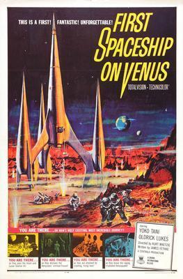 First Spaceship On Venus movie poster Sign 8in x 12in