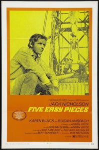 Five Easy Pieces movie poster Sign 8in x 12in