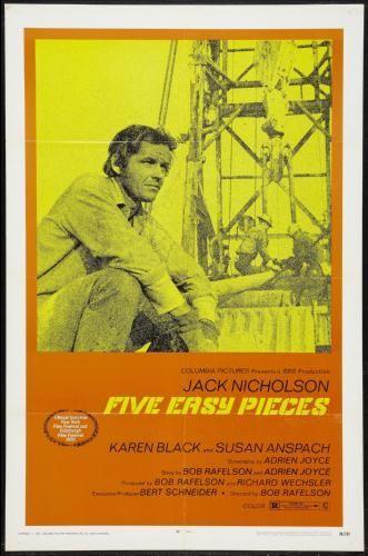 Five Easy Pieces movie poster Sign 8in x 12in