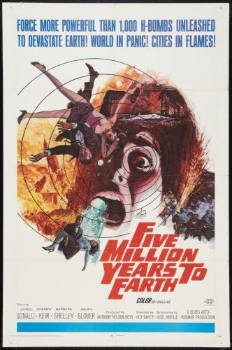 Five Million Years Metal Movie Poster 8in x 12in The Poster Depot