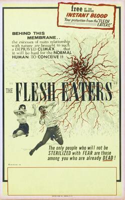 Flesh Eaters movie poster Metal Print 8in x 12in