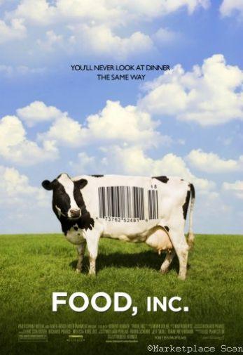 Food Inc movie poster Sign 8in x 12in