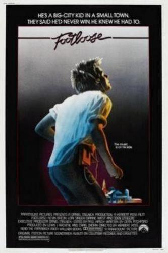 Footloose movie poster Sign 8in x 12in