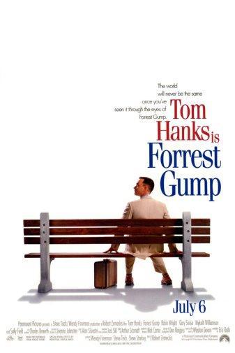 Forrest Gump movie poster Sign 8in x 12in