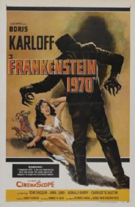 Frankenstein 1970 Movie Poster 16in x 24in - Fame Collectibles
