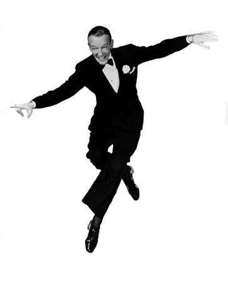 Fred Astaire Dancing Metal Print 8in x 12in
