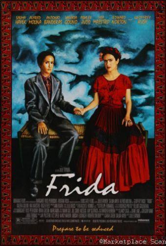 Frida movie poster Sign 8in x 12in