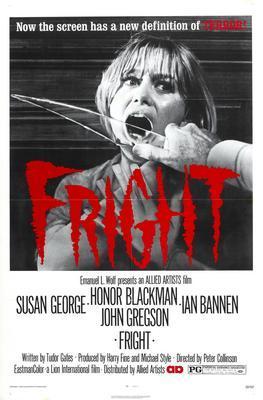 Fright movie poster Sign 8in x 12in
