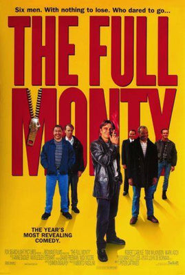 The Full Monty movie poster Metal Print 8in x 12in