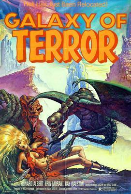 Galaxy Of Terror movie poster Sign 8in x 12in