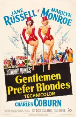 Gentlemen Prefer Blondes Movie Poster 27in x 40in The Poster Depot
