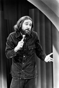 George Carlin Photo Sign 8in x 12in