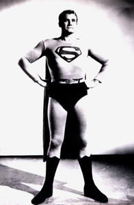 George Reeves Photo Sign 8in x 12in