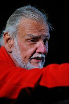 George Romero Red Shirt Metal Poster Print 8in x 12in 12"x16" The Poster Depot