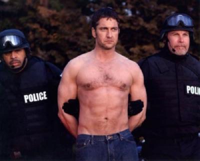Gerard Butler poster tin Metal Print Wall Art