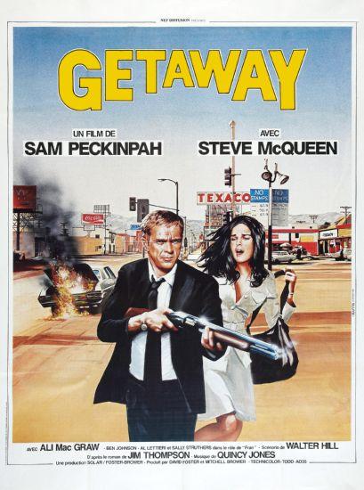 Getaway movie poster Sign 8in x 12in