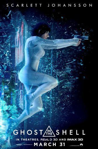 Ghost In The Shell movie poster Sign 8in x 12in