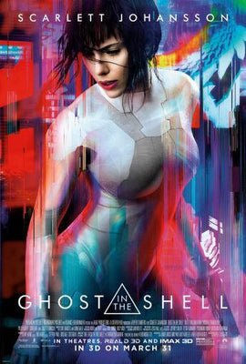 Ghost In The Shell movie poster Metal Print 8in x 12in