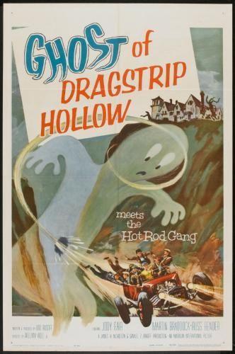 Ghost Of Dragstrip Hollow movie poster Sign 8in x 12in