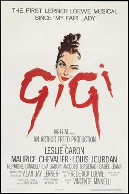 Gigi movie poster Metal Print 8in x 12in