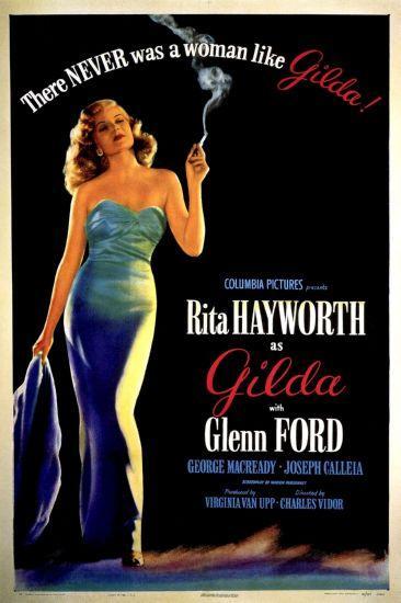 Gilda movie poster Sign 8in x 12in