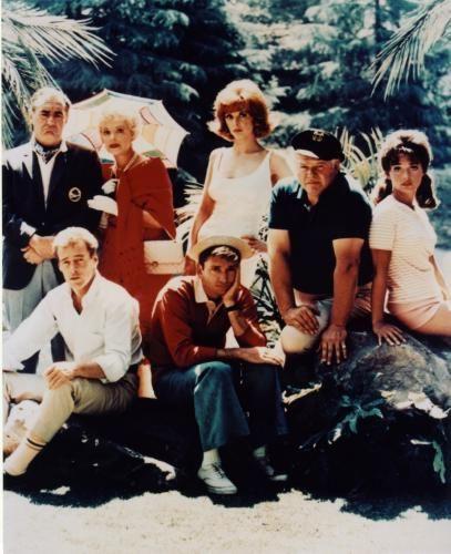 Gilligans Island Cast Photo Sign 8in x 12in