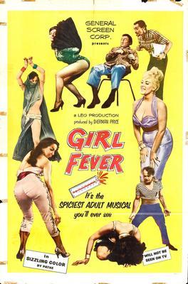 Girl Fever Metal Movie Poster 8in x 12in