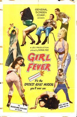 Girl Fever movie poster Sign 8in x 12in