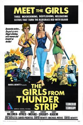 Girls From Thunder Strip The movie poster Sign 8in x 12in