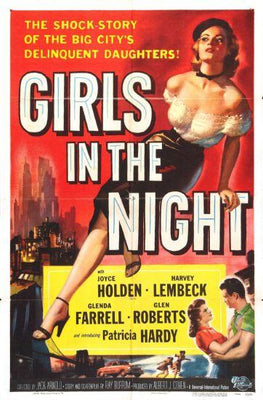Girls In The Night Metal Movie Poster 8in x 12in