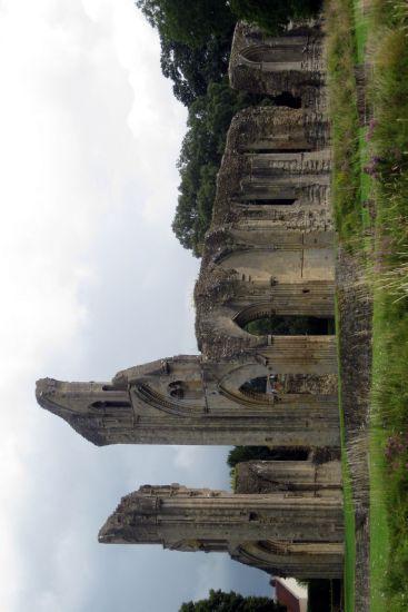 Glastonbury Abbey Photo Sign 8in x 12in