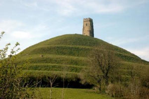 Glastonbury Tor poster tin sign Wall Art