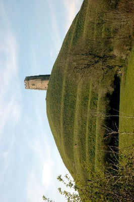 Glastonbury Tor Photo Sign 8in x 12in