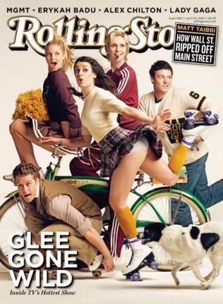 Glee Rolling Stone Cover poster tin sign Wall Art