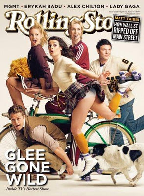 Glee Rolling Stone Cover Metal Print 8in x 12in