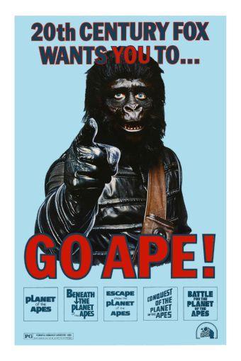 Go Ape Photo Sign 8in x 12in