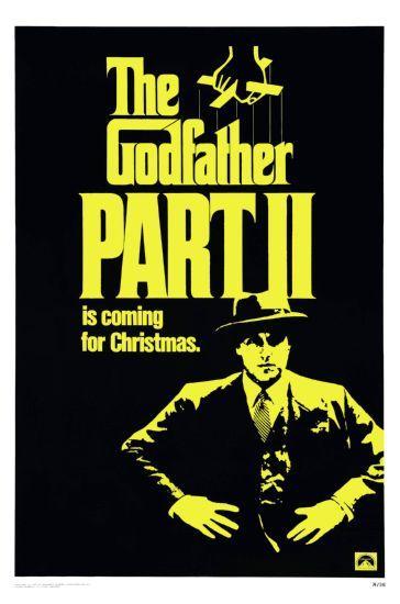 Godfather Part 2 movie poster Sign 8in x 12in